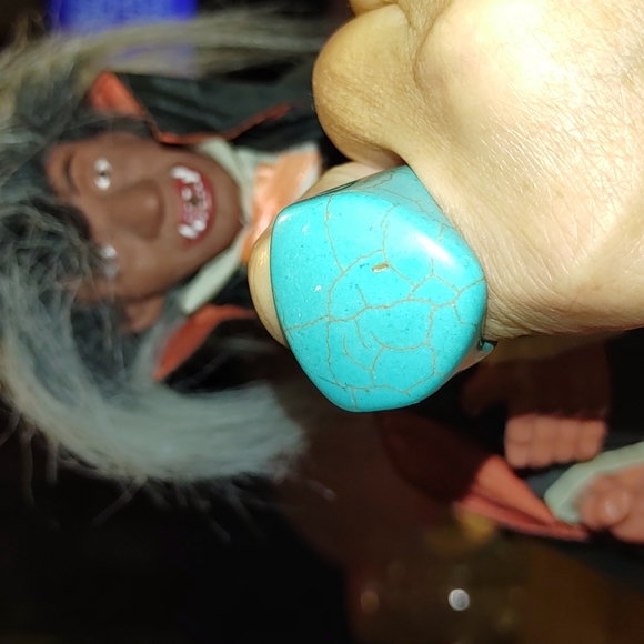 Turquoise Heart Ring - Picture 7 of 8